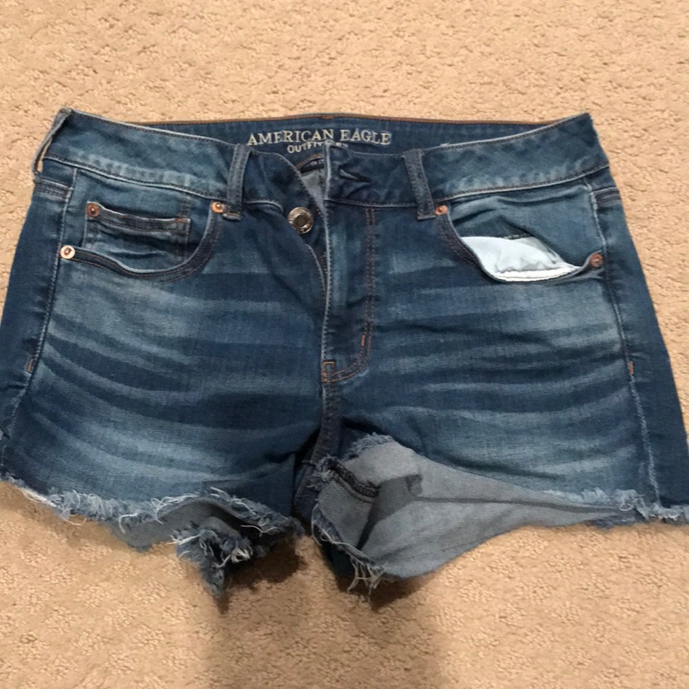 American Eagle Denim Shorts with fringe - 12 US